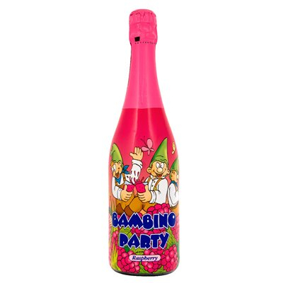 Bauturi - Bautura Carbogazoasa cu Zmeura, Bambino Party, Angelli, 0.75 l