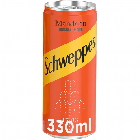 Bautura carbogazoasa cu suc de mandarine, Schweppes, 0.33l x 6 [1]