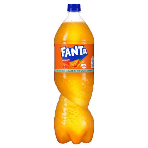 Bauturi carbogazoase - Bautura Carbogazoasa Fanta, Portocale, Pet, 6 x 1.5 L