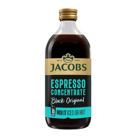 Produse Horeca - Bautura concentrata de cafea, Jacobs Black Original, 16 bauturi, 485 ml-Vivomarket.ro