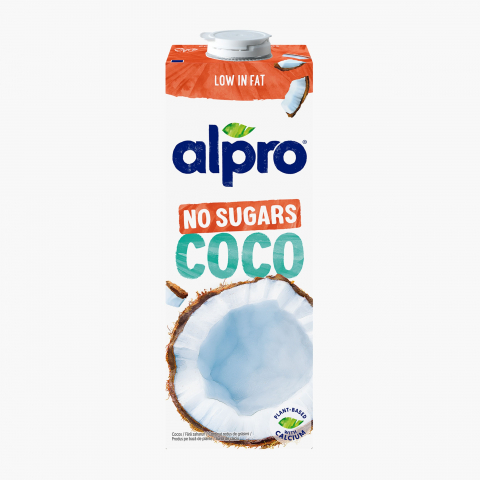 Alimente de baza - Bautura din nuca de cocos cu migdale, fara indulcitori, Alpro, 1L-Vivomarket.ro