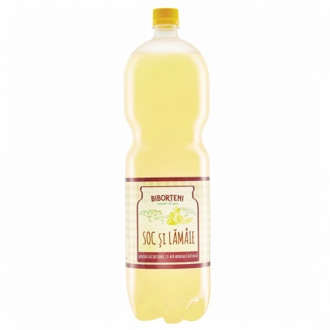Bauturi carbogazoase - Bautura Racoritoare Biborteni Soc si Lamaie 6 x 1 L - Prospetime Naturala