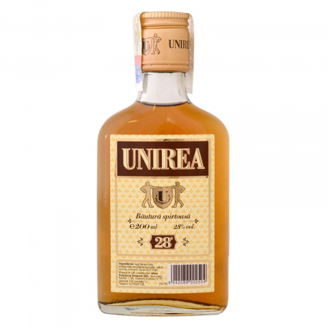 Bauturi - Bautura Spirtoasa aroma brandy, 28%, 3 x 0.2 L, Unirea
