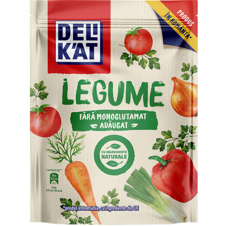 Baza de mancare cu legume fara MSG, Delikat, 175g [0]