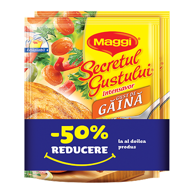Produse Horeca - Baza mancare, Maggi Secretul Gustului Gaina Pachet 1+1, 800 g