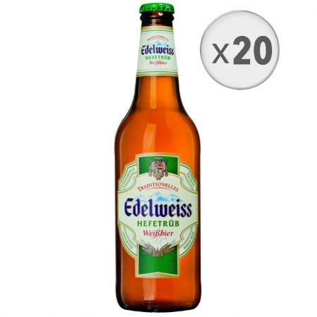Beri - Bere alba nefiltrata, Edelweiss Hefeweizen, 20 x 0.5 l