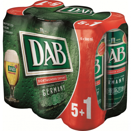Beri - Bere bloda Dab, Doza, 5%, 6 x 0.5l