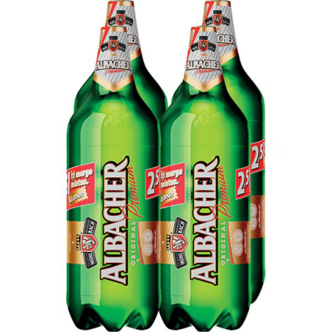 Beri - Bere Blonda, 4 x 2.5 L, Albacher