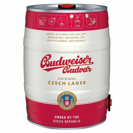 Beri - Bere Blonda Budweiser Budvar, 5%, KEG 5l