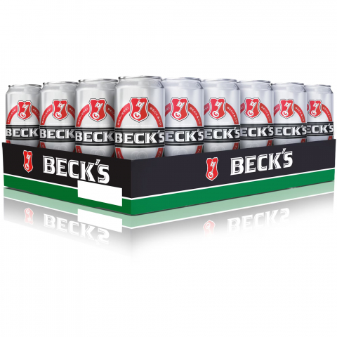 Beri - Bere blonda Doza, 24 x 0.5 L, Beck's
