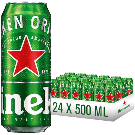 Beri - Bere Blonda Heineken, Doza, 24x0.5l