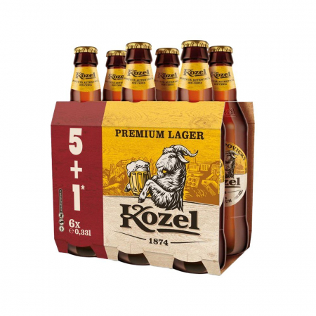 Beri - Bere blonda Kozel, 6 x 0.33 l