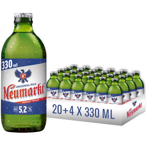 Bauturi alcoolice - Bere blonda, Neumarkt, 24 x 0.33 L, sticla