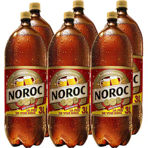 Beri - Bere blonda pet, Noroc, 6 x 3 L
