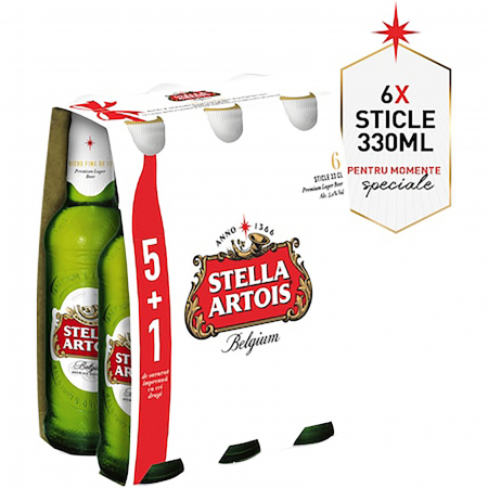 Bere blonda, Stella Artois, 6 x 330 ml [0]