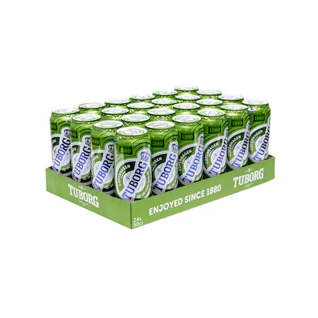 Beri - Bere Blonda Tuborg, Doza, 24 x 0.5l