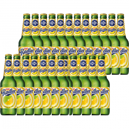 Beri - Bere cu gust de lamaie si lime cu 0% alc., Ciuc Radler sticla 24 x 0.33l