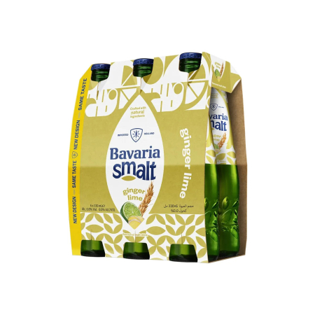 Bauturi - Bere cu Lime si Ghimbir, 0% Alcool, 6 x 0.33 L, Bavaria