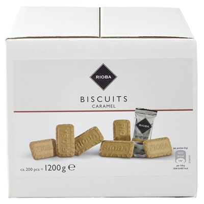 Bacanie - Biscuiti cu Caramel, Rioba, 1200 g-Vivomarket.ro