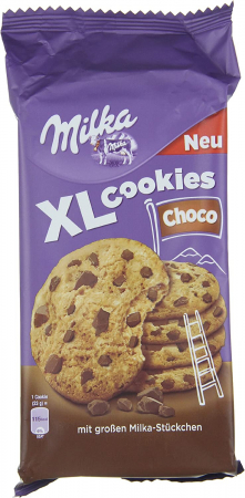 Biscuiti cu ciocolata, Milka Cookies Xl Choco, 184 g [2]