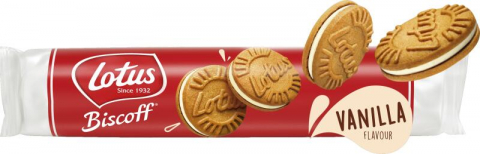 Bacanie - Biscuiti cu crema de Vanilie, Biscoff, 150 g, Lotus-Vivomarket.ro