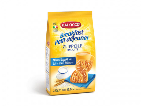 Dulciuri - Biscuiti cu Lapte Zuppole, Balocco, 350 g-Vivomarket.ro