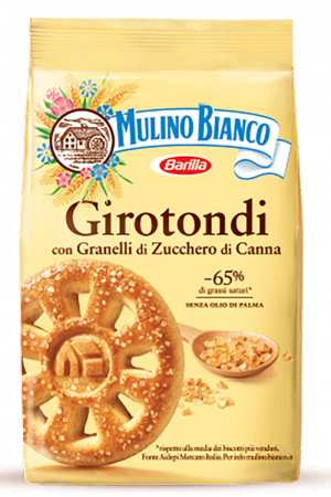 Biscuiti Girotondi cu Zahar brun, Mulino Bianco, 350 g [0]