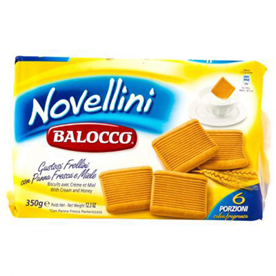 Bacanie - Biscuiti Italienesti Novellini, 350 g, Balocco