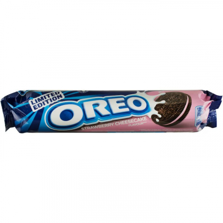 Produse Horeca - Biscuiti Oreo Strawberry Cheesecake, 3 x 154 g-Vivomarket.ro