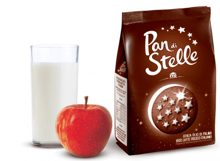 Biscuiti Pan di Stelle cu cacao, ciocolata si lapte proaspat, Mulino Bianco, 350 g [2]