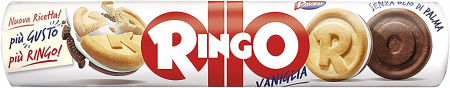 Biscuiti Ringo, cu vanilie, Fara ulei de palmier, Pavesi, 165 g [0]