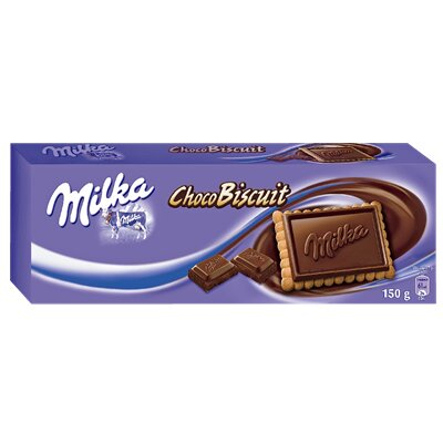 Dulciuri - Biscuiti cu ciocolata, Milka, 150 g-Vivomarket.ro