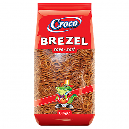 Chipsuri & Snacksuri - Brezel Sare,1.5 Kg, Croco
