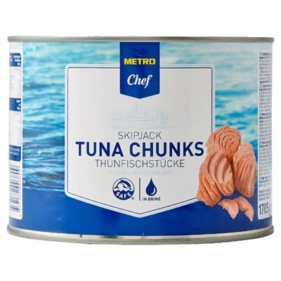 Conserve - Bucati de Ton in Suc Propriu, Metro Chef, 1.705 g-Vivomarket.ro