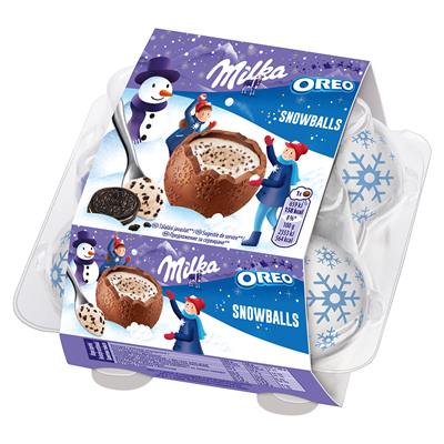 Bacanie - Bulgarasi din ciocolata Milka cu umplutura de biscuiti Oreo, 112 g-Vivomarket.ro