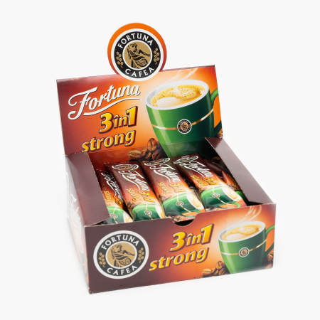 Cafea - Cafea 3 in 1, Fortuna Strong, 24 x 17 g