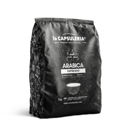 Cafea Arabica Espresso, 16 capsule compatibile Dolce Gusto, La Capsuleria [1]