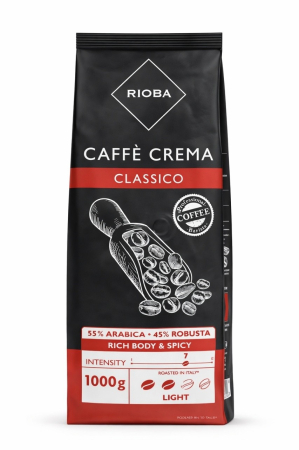 Produse alimentare/Bacanie - Cafea boabe, Rioba Crema Classico, 1 kg