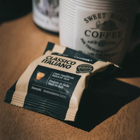 Cafea Classico Italiano, 100 capsule compatibile Nespresso, La Capsuleria [4]