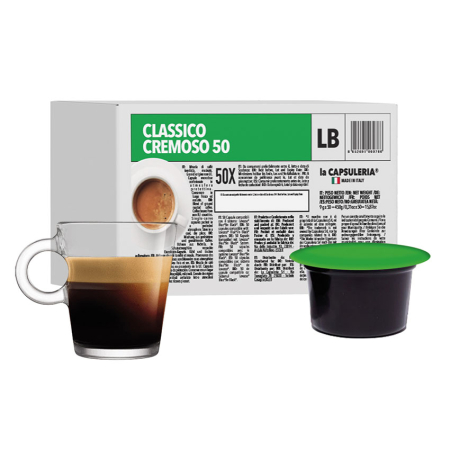 Bacanie - Cafea Classico Italiano, 50 capsule compatibile Lavazza® Blue® / in Black®*, La Capsuleria