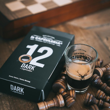 Cafea Espresso Dark, 10 capsule compatibile Nespresso, La Capsuleria [2]