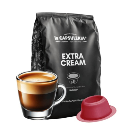 Cafea - Cafea Extra Cream, 10 capsule compatibile Bialetti®*, La Capsuleria | Capsuleria.ro