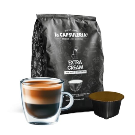 Cafea - Cafea Extra Cream, 16 capsule compatibile Dolce Gusto, La Capsuleria