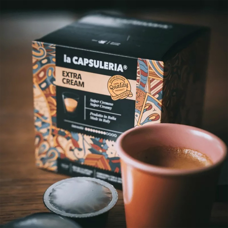 Cafea Extra Cream Mio, 16 capsule compatibile Lavazza®* a Modo Mio®*, La Capsuleria | Capsuleria.ro [3]