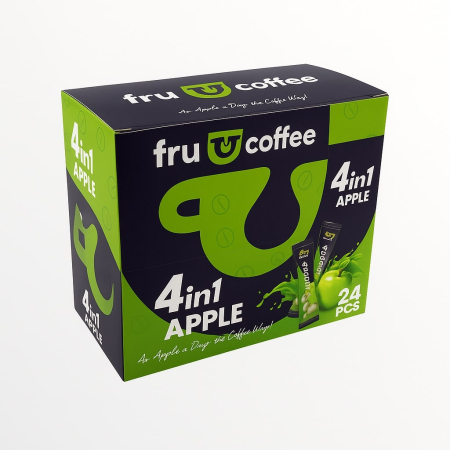 Produse Horeca - Cafea instant cu mar, 4 in 1, FruCoffee-Vivomarket.ro