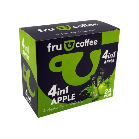 Noutati! - Cafea instant cu mar, 4 in 1, FruCoffee-Vivomarket.ro