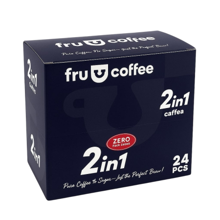 Noutati! - Cafea instant fara zahar, 2 in 1, FruCoffee-Vivomarket.ro