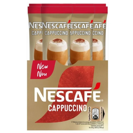 Bacanie - Cafea instant, Nescafe Cappuccino, 8 x 13.5 g