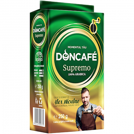 Cafea macinata 100% Arabica, Doncafe Supremo, 250 g [0]
