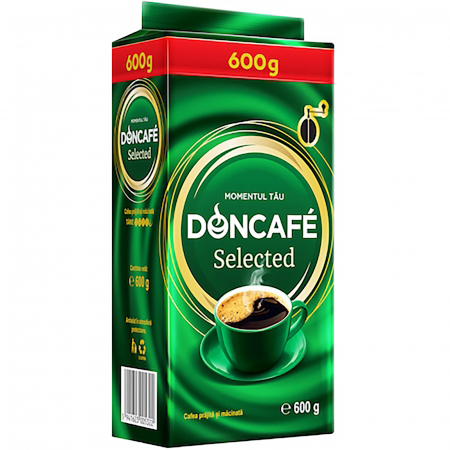 Macinata - Cafea macinata, Doncafe Selected, 600 g